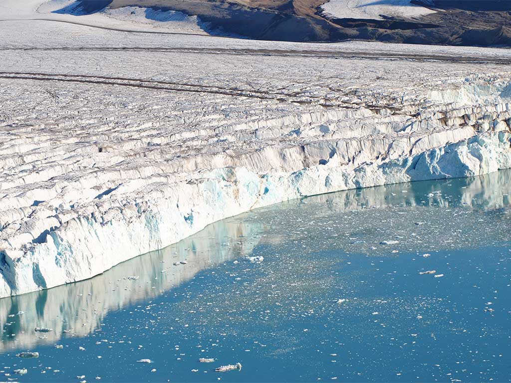 14 juli gletsjer, Spitsbergen