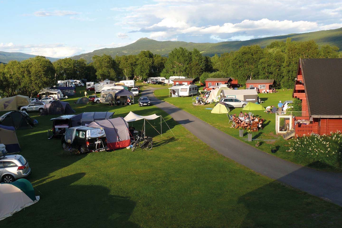 Vang I Valdres, Bøflaten Camping kampeerhut