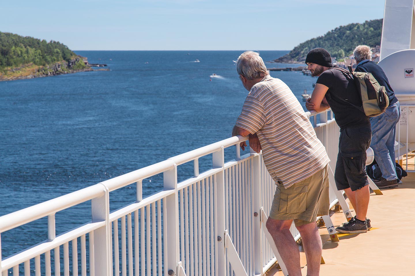 09.00 uur vertrek per Fjord Line van Hirtshals naar Kristiansand