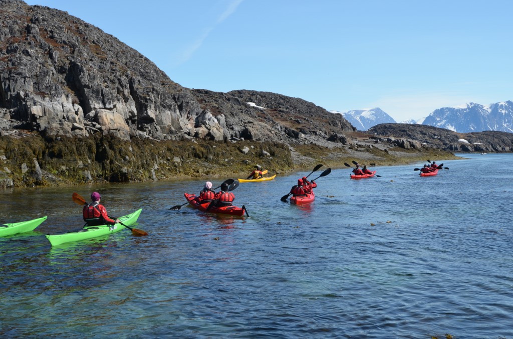 Afbeelding van Kajakken Groenland Martin Johansen Hurtigruten