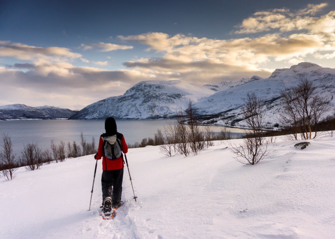 Afbeelding van Sneeuwschoenwandelen Uloybukt Arctic Panorama Lodge