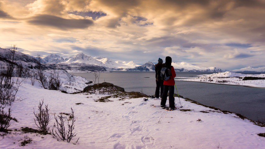 Sneeuwschoenwandelen Uløybukt