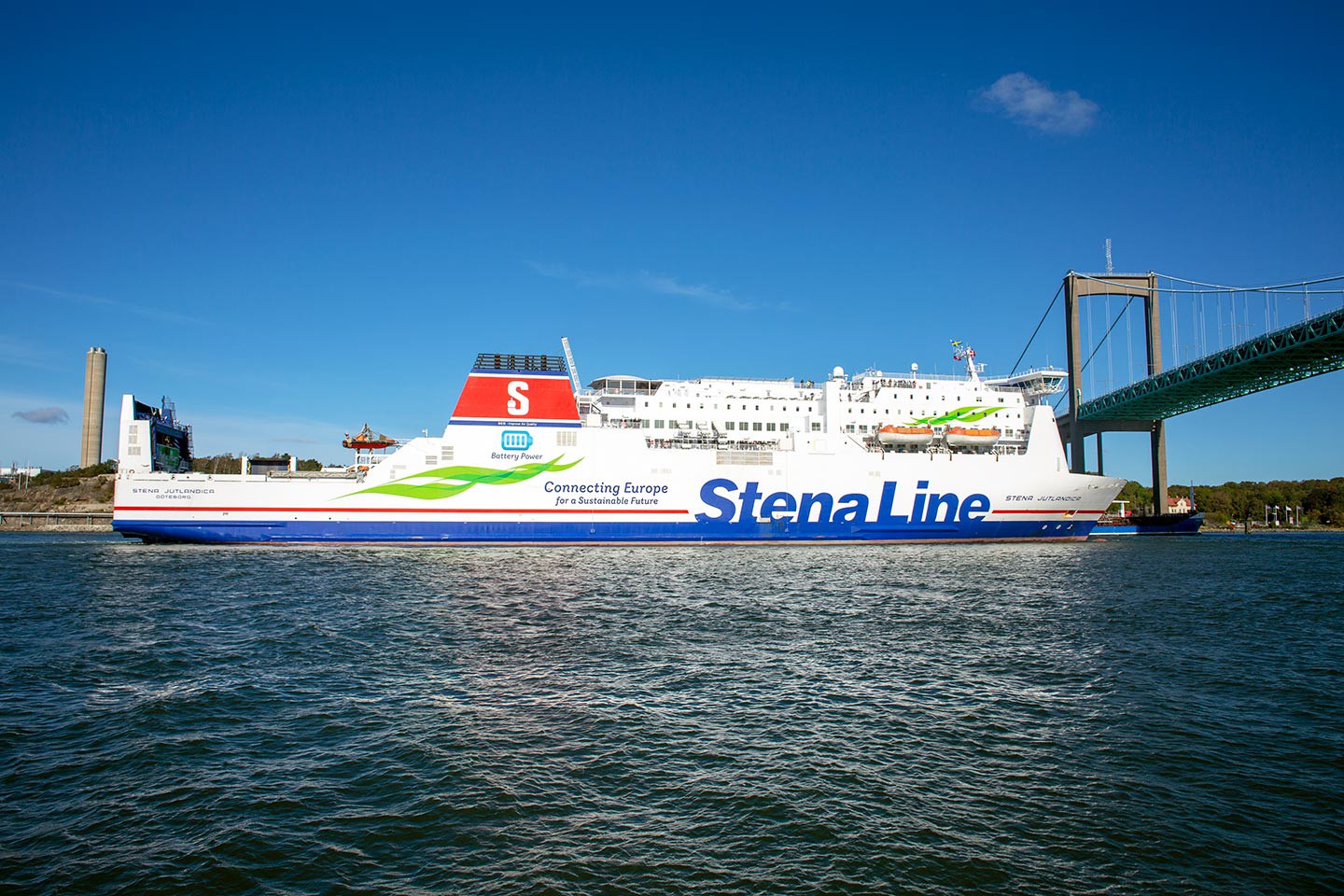 16.00 uur per Stena Line van Göteborg naar Frederikshavn