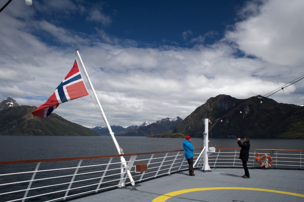 Afbeelding van Straat Magellaan Hurtigruten Simon Bottomley