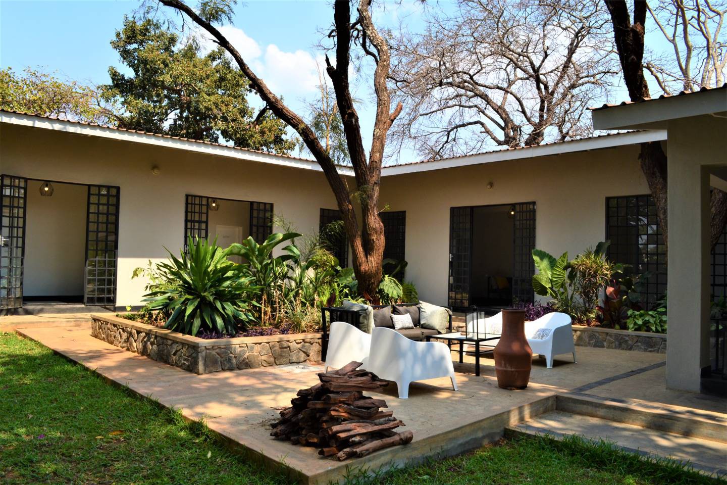 Afbeelding van Buiten Terras Mitengo House Malawian Style