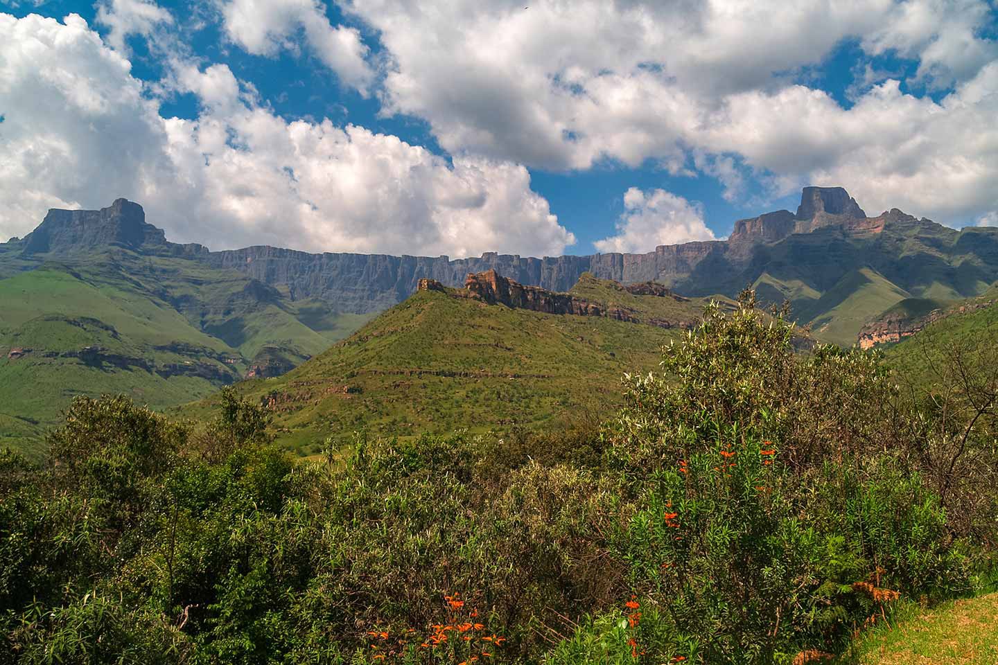 Afbeelding van Drakensberg Amphitheater Kwazulu Natal Zuid Afrika Suid Afrika Reis Douwe Baas