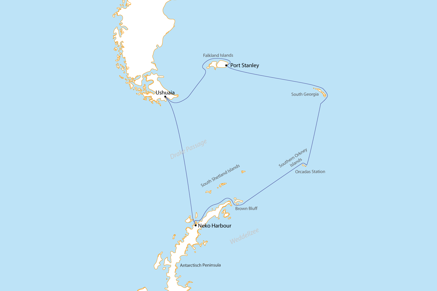 Afbeelding van Falkland Grytviken Antarctisch Schiereiland