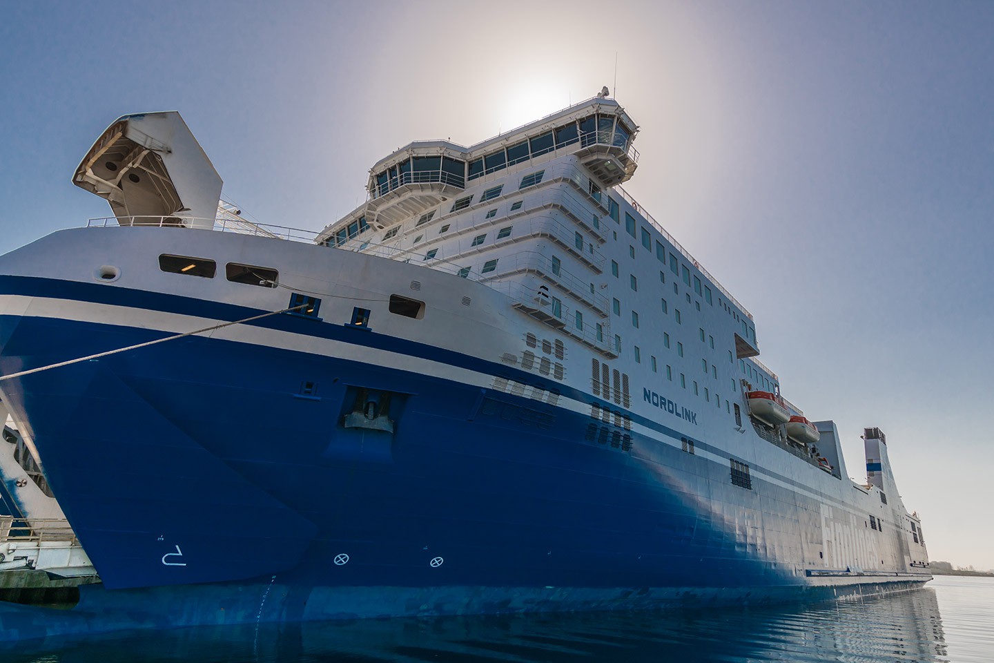 22.00 uur vertrek per Finnlines van Travemünde naar Malmö