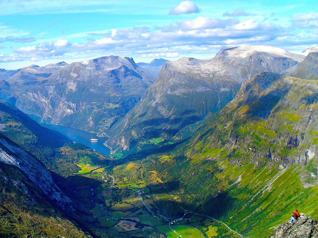 Afbeelding van Geirangerfjord Hurtigruten Dalsnibba Uitzicht