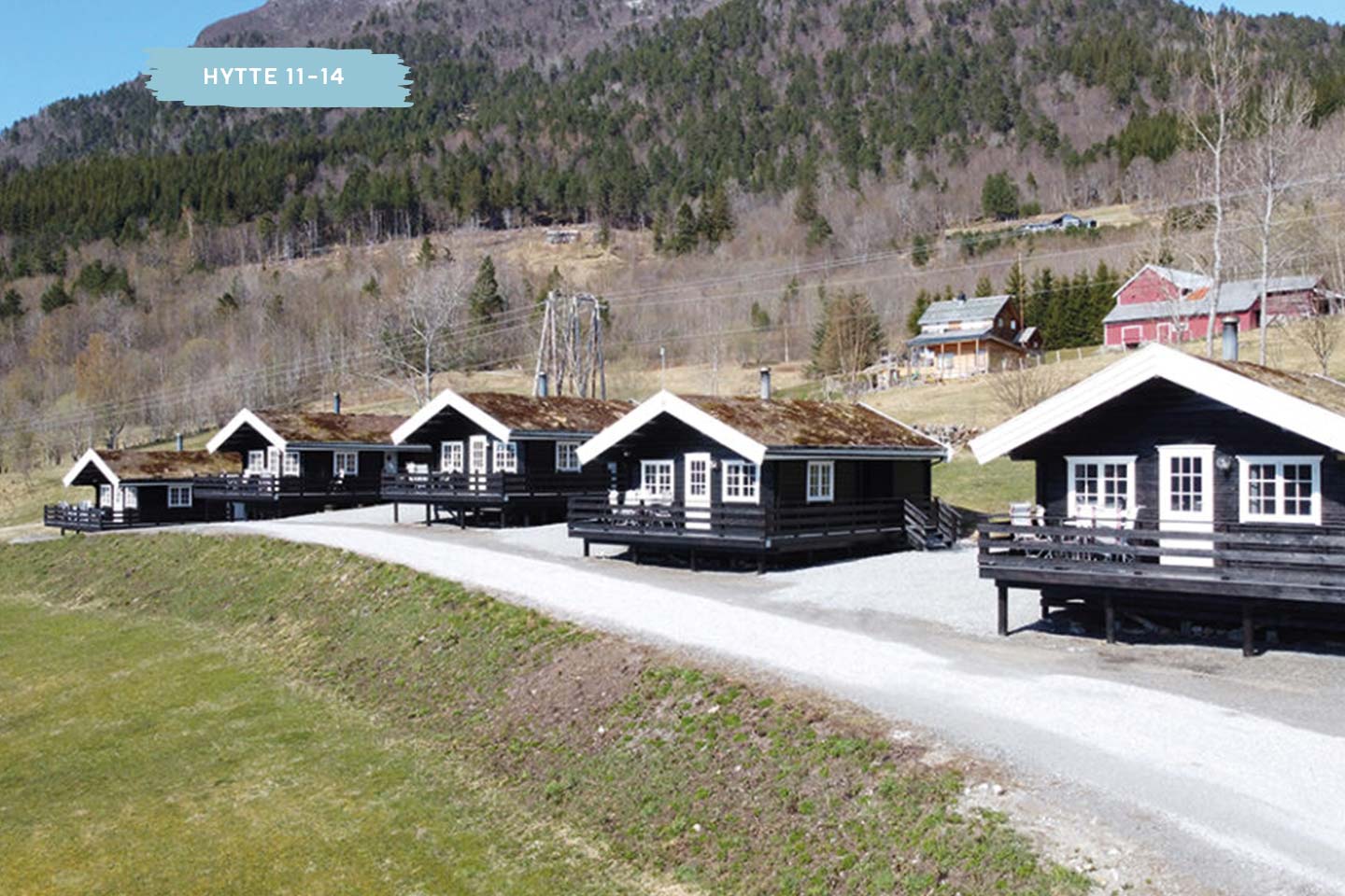 Gjerdsetbygda, Gjerdset Turistsenter cabins