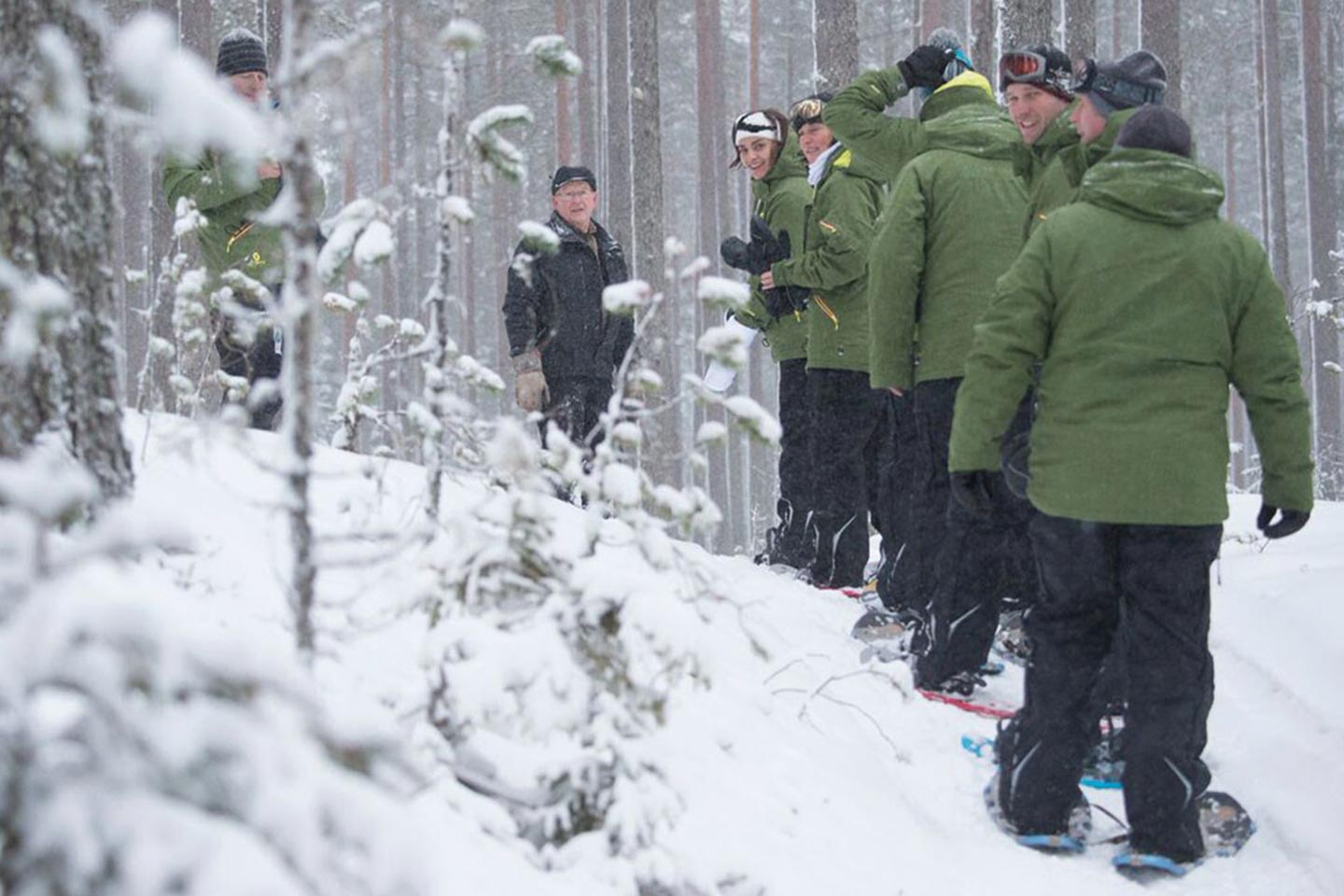 Sneeuwschoenwandelen Granö