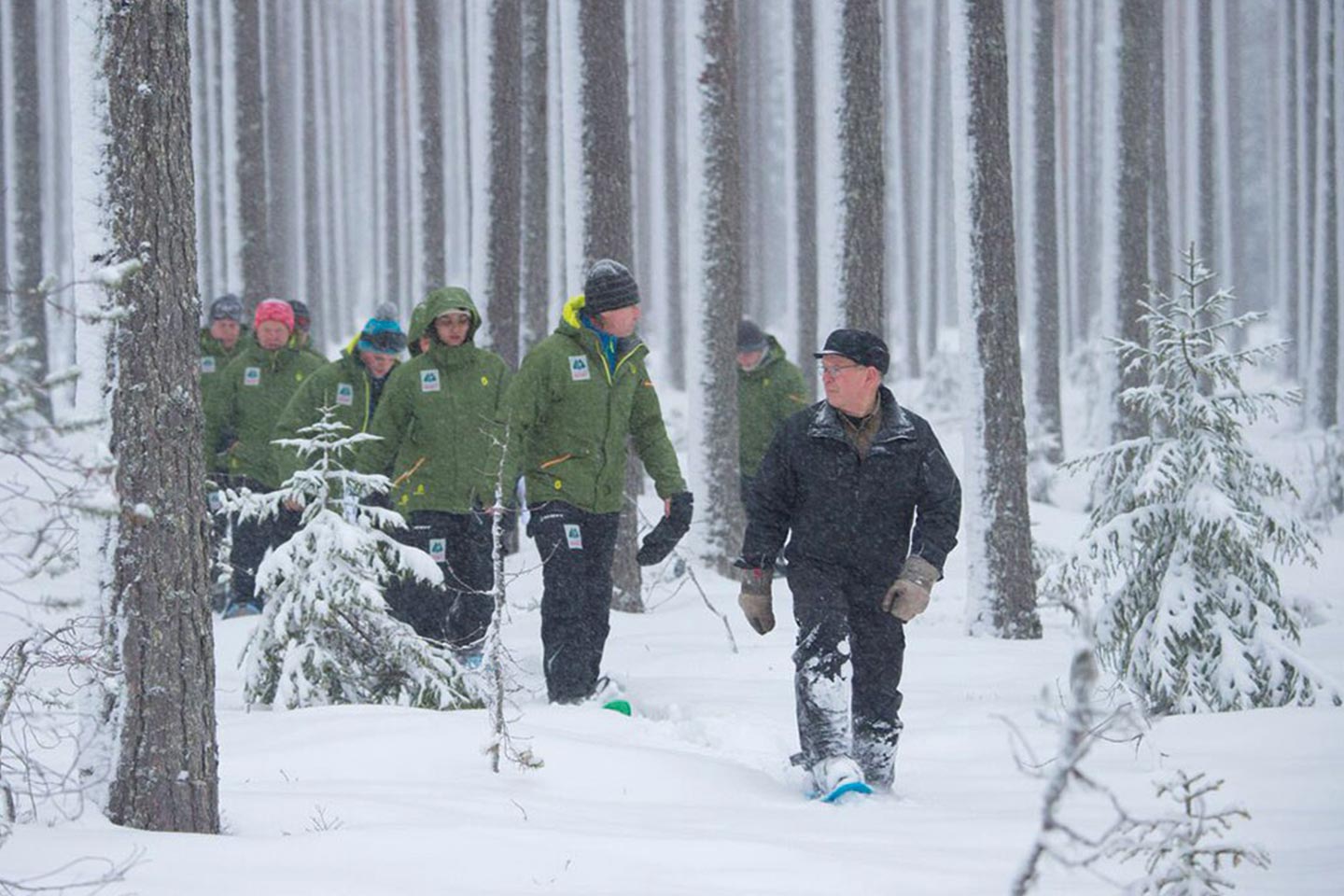 Sneeuwschoenwandelen Granö