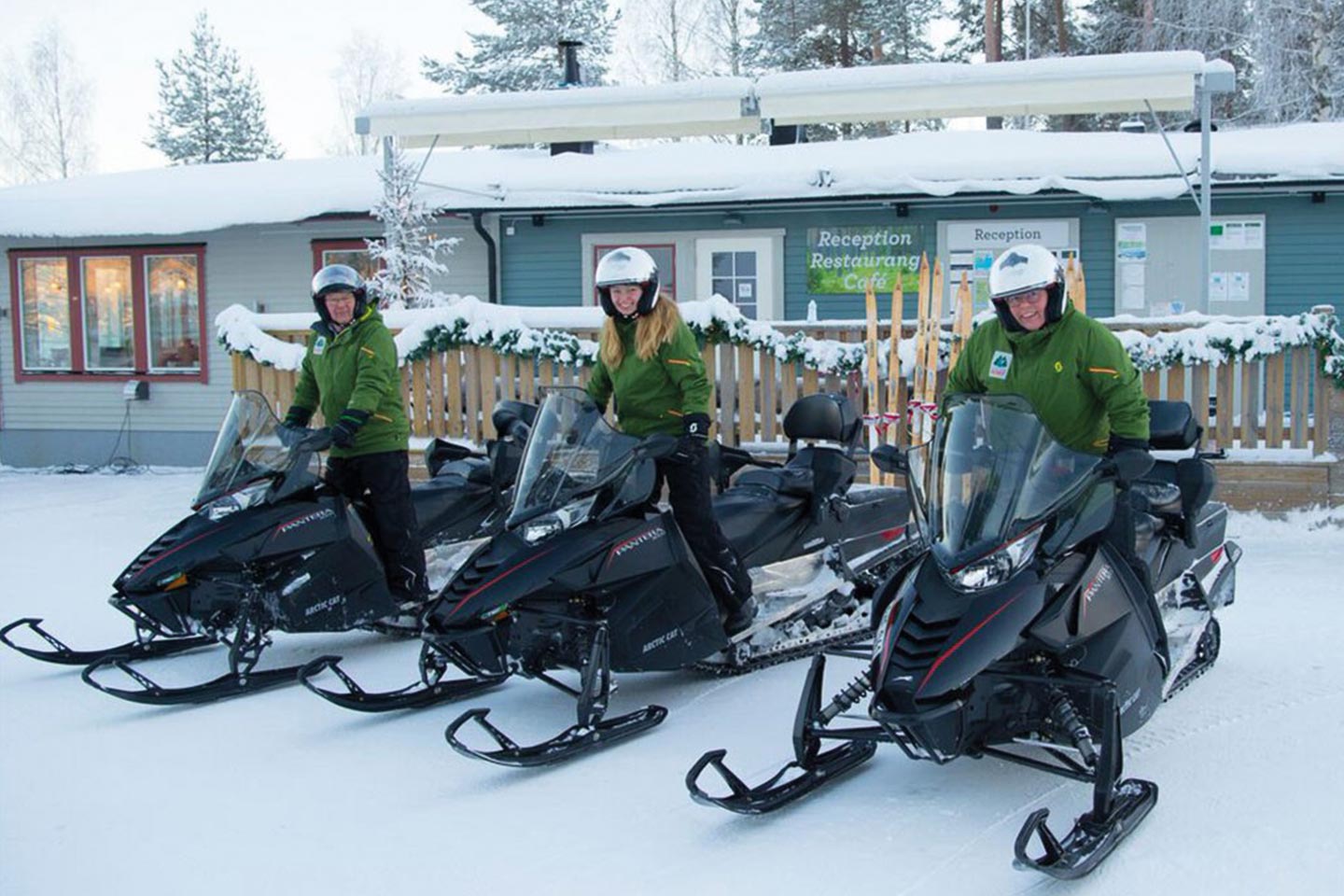 Sneeuwscootertocht Granö