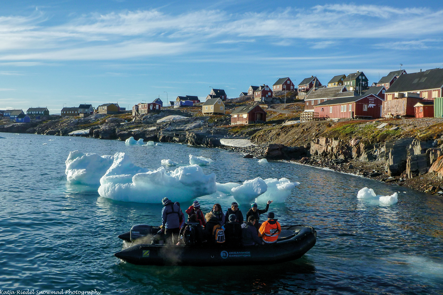 Afbeelding van Ijsland Groenland Spitsbergen Northeast Greenland%2C Ittoqqortoormiit%2C Zodiac Landing September %C2%A9 Katja Riedel Oceanwide Expeditions