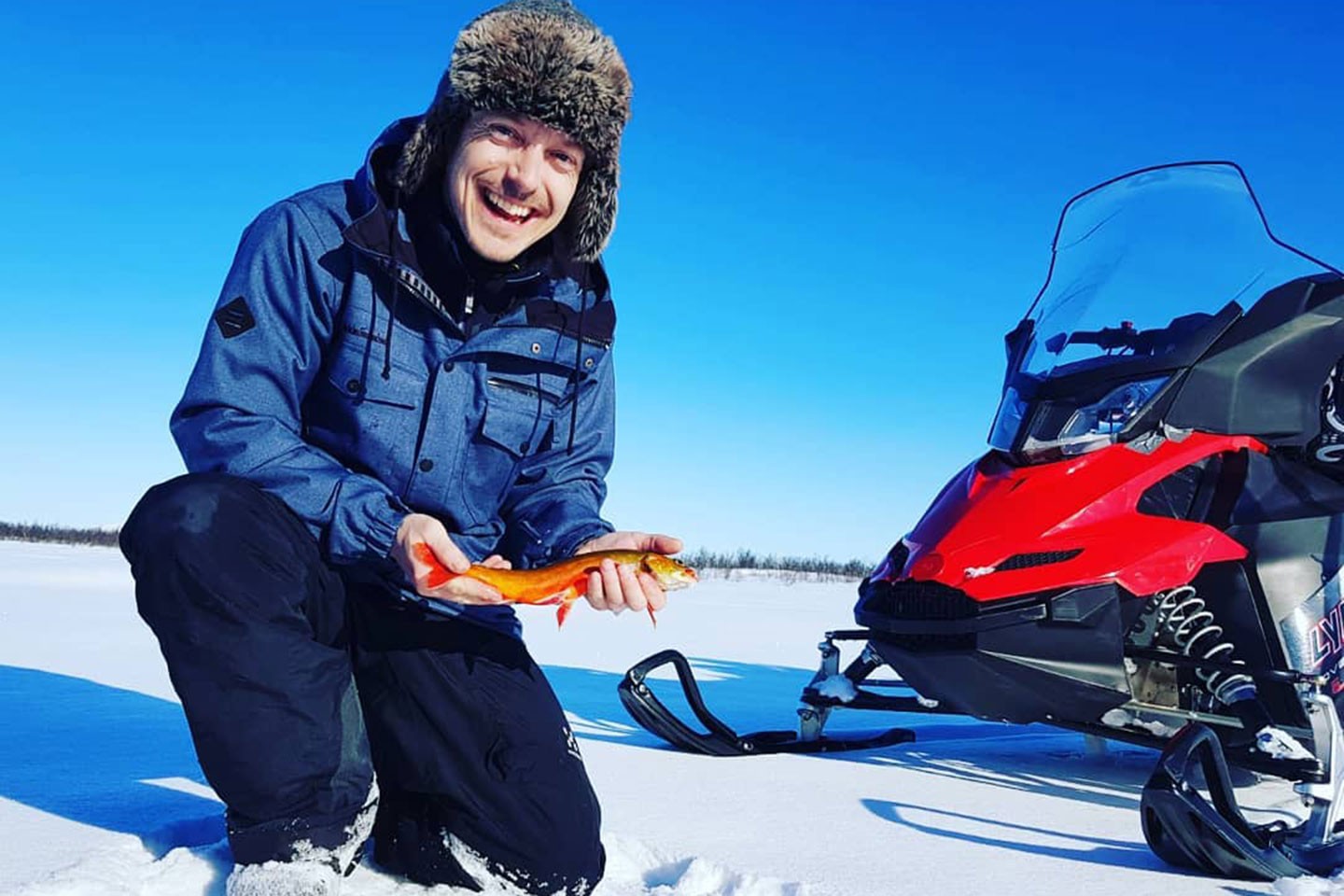 Afbeelding van Ijsvissen Bjorkliden Kiruna Adventure