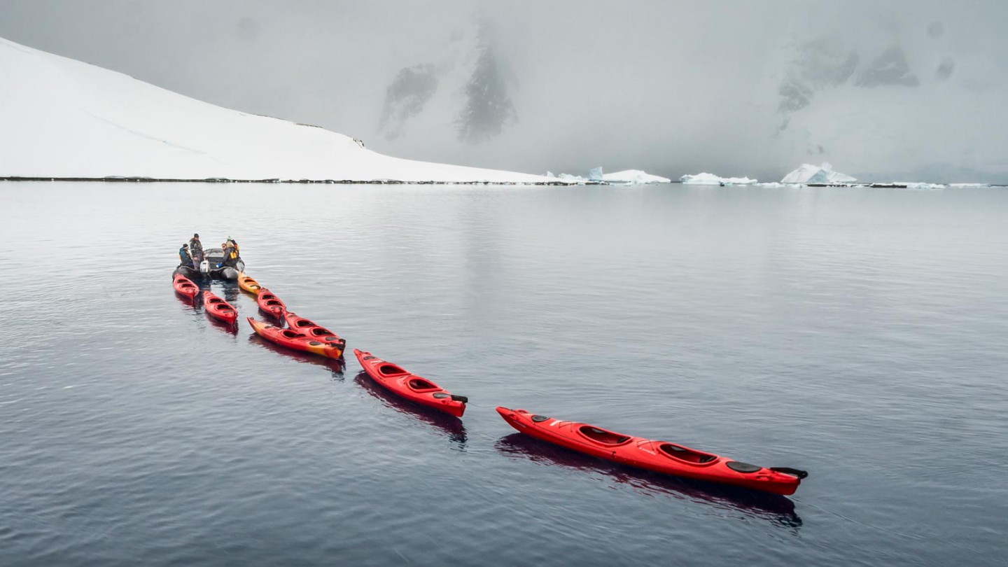 Kajakken Spitsbergen