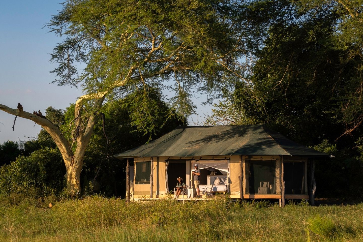 Afbeelding van Kuthengo Camp Robin Pope Liwonde National Park Kamer Vooraanzicht