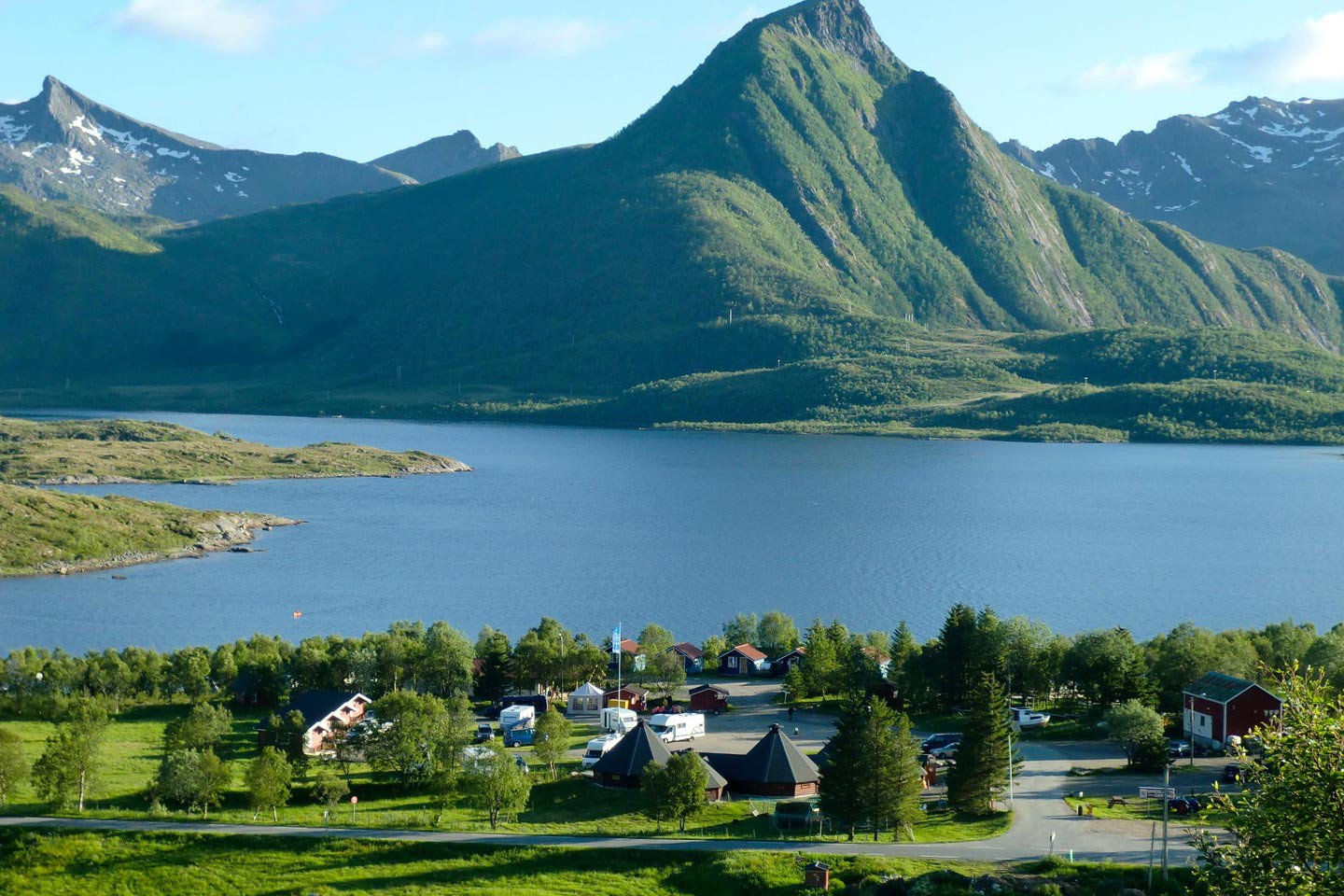 Laukvik, Sandsletta Camping Kleine Bungalow