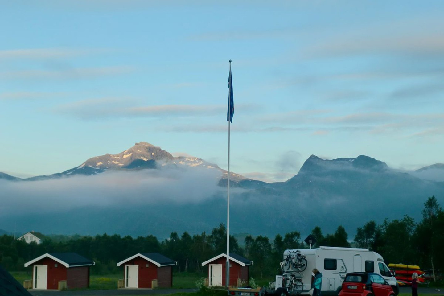 Laukvik, Sandsletta Camping Kleine Bungalow