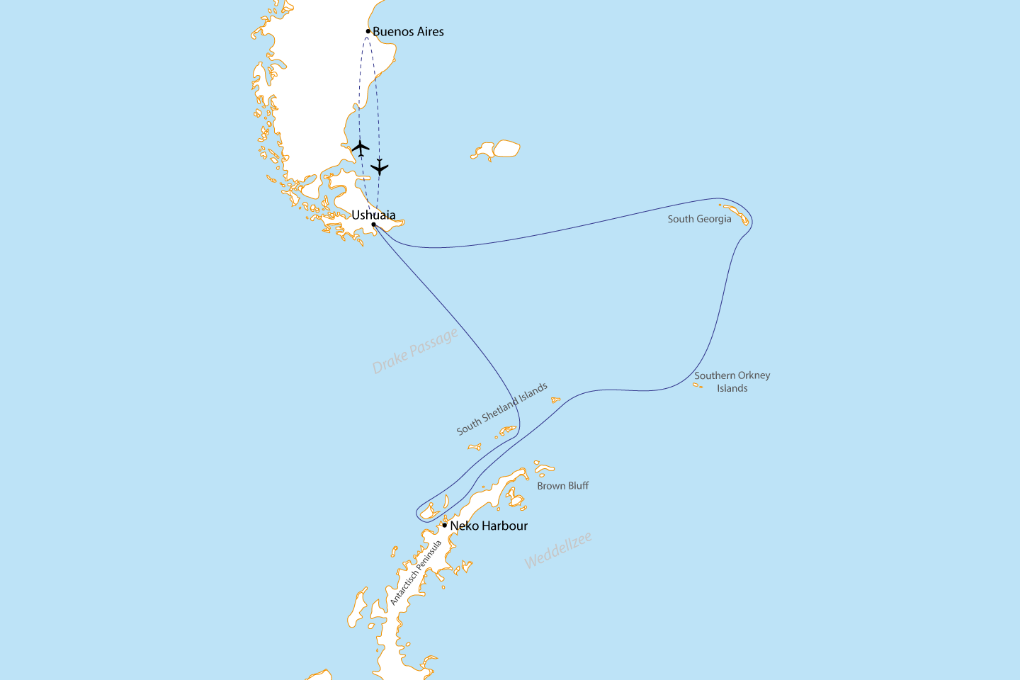 Afbeelding van Pinguinsafari Op Antarctica Zuid Georgie