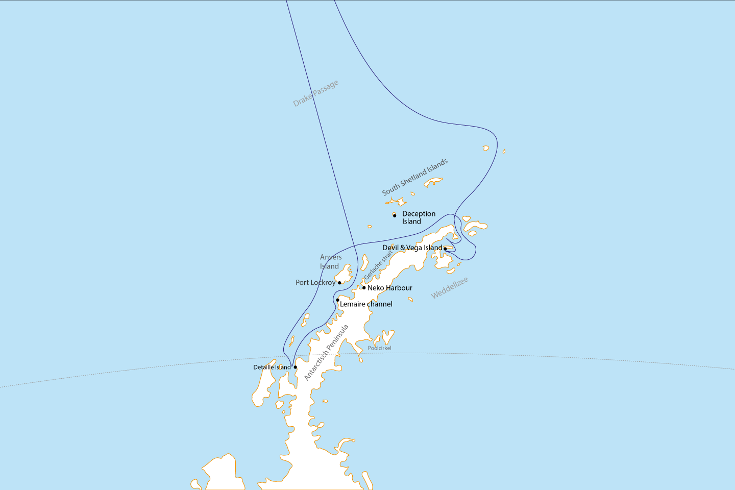 Afbeelding van Poolexpeditie In De Antarctische Cirkel