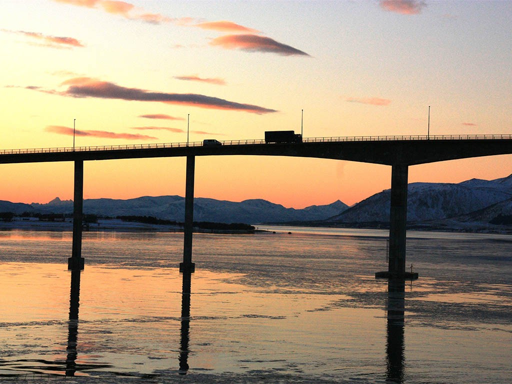 Afbeelding van Risoyhamn Hurtigruten Brug Vesteralen