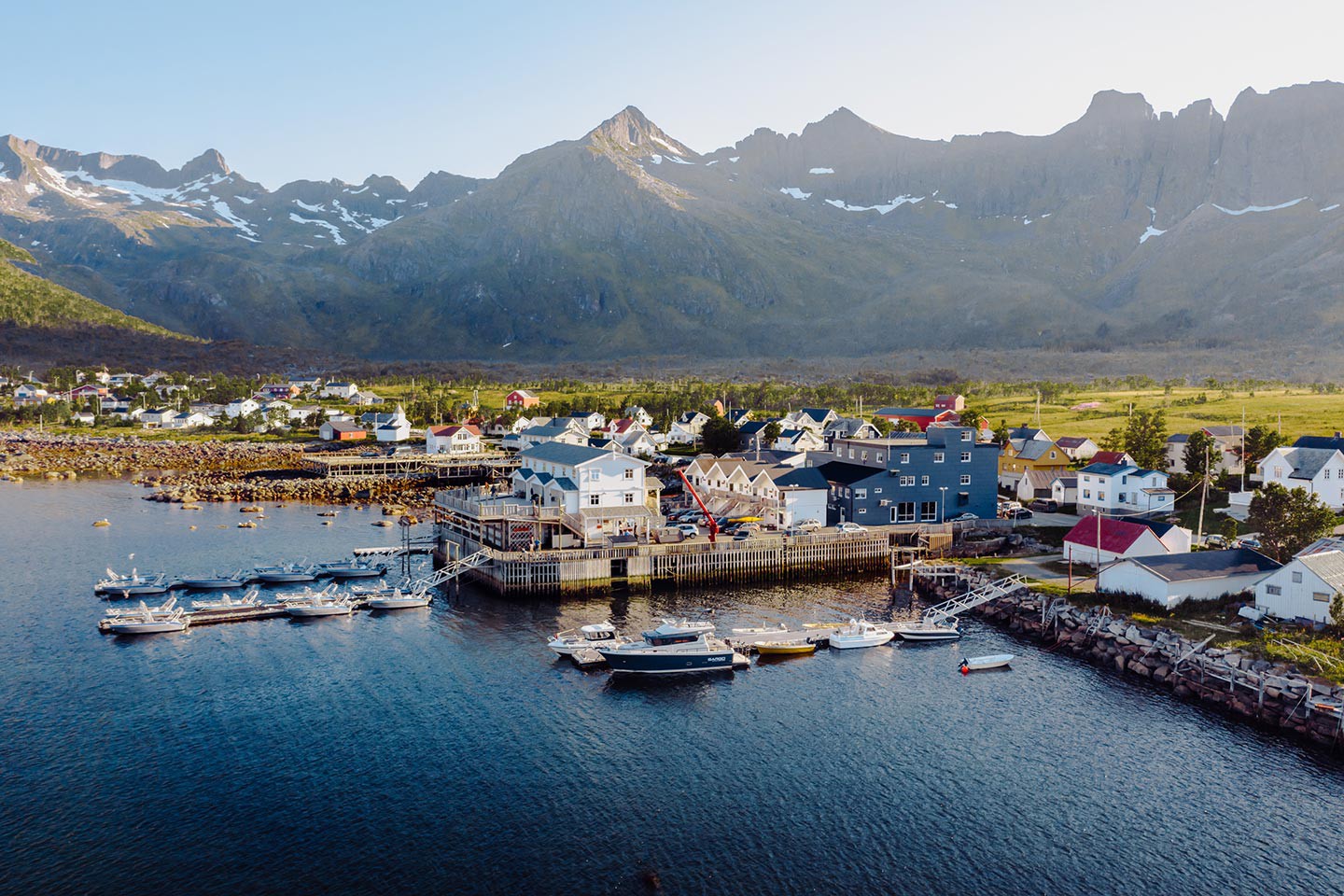 Senjahopen, Mefjord Brygge hotelkamer