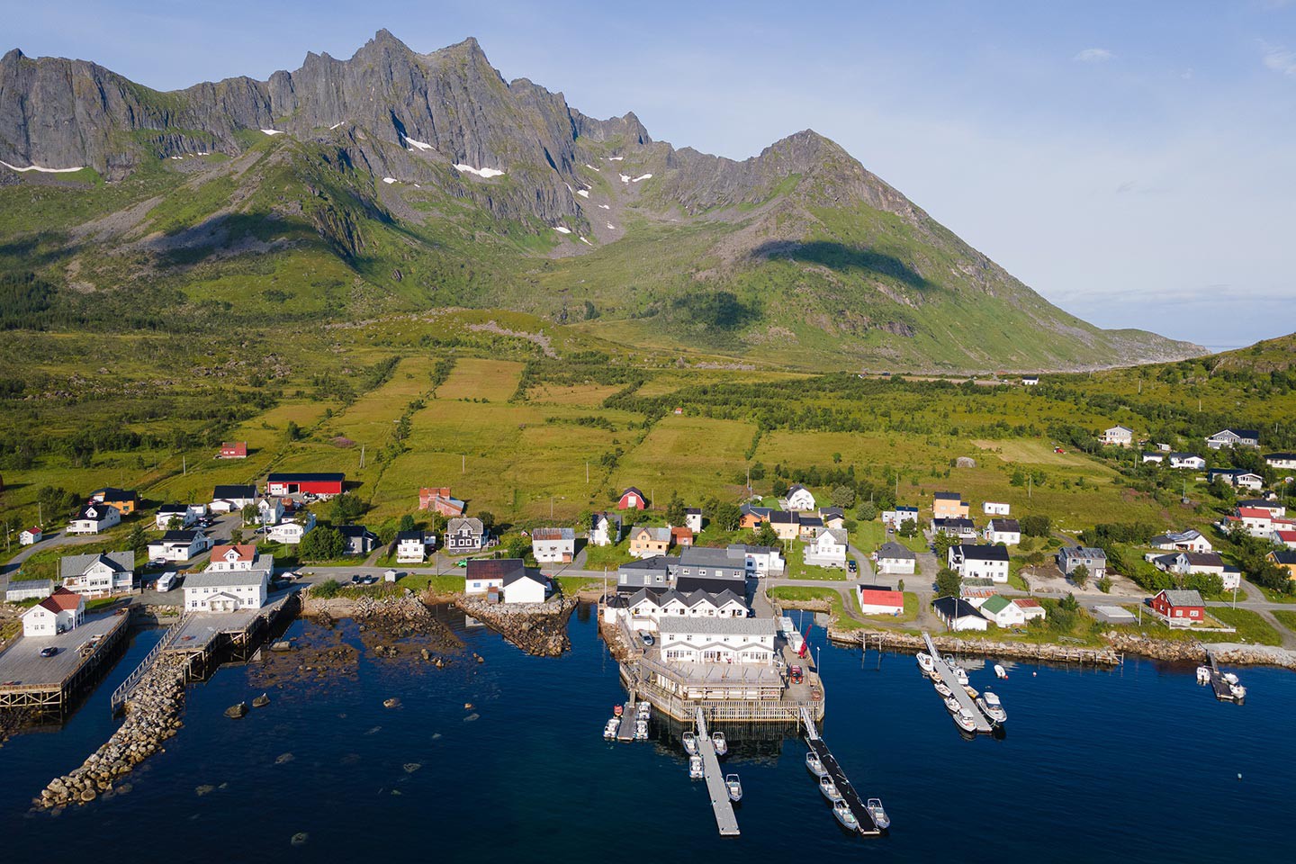 Senjahopen, Mefjord Brygge hotelkamer