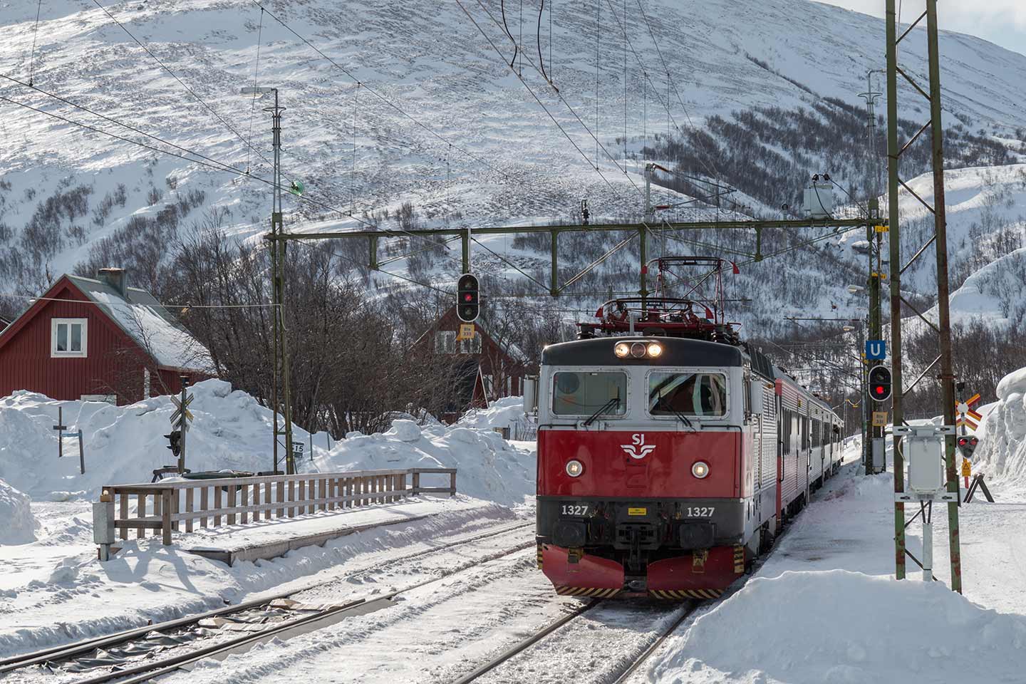 Sj Trein Zweden Bjorkliden Norge Reiser Ramon Lucas Afbeelding van Sj Trein Zweden Bjorkliden Norge Reiser Ramon Lucas