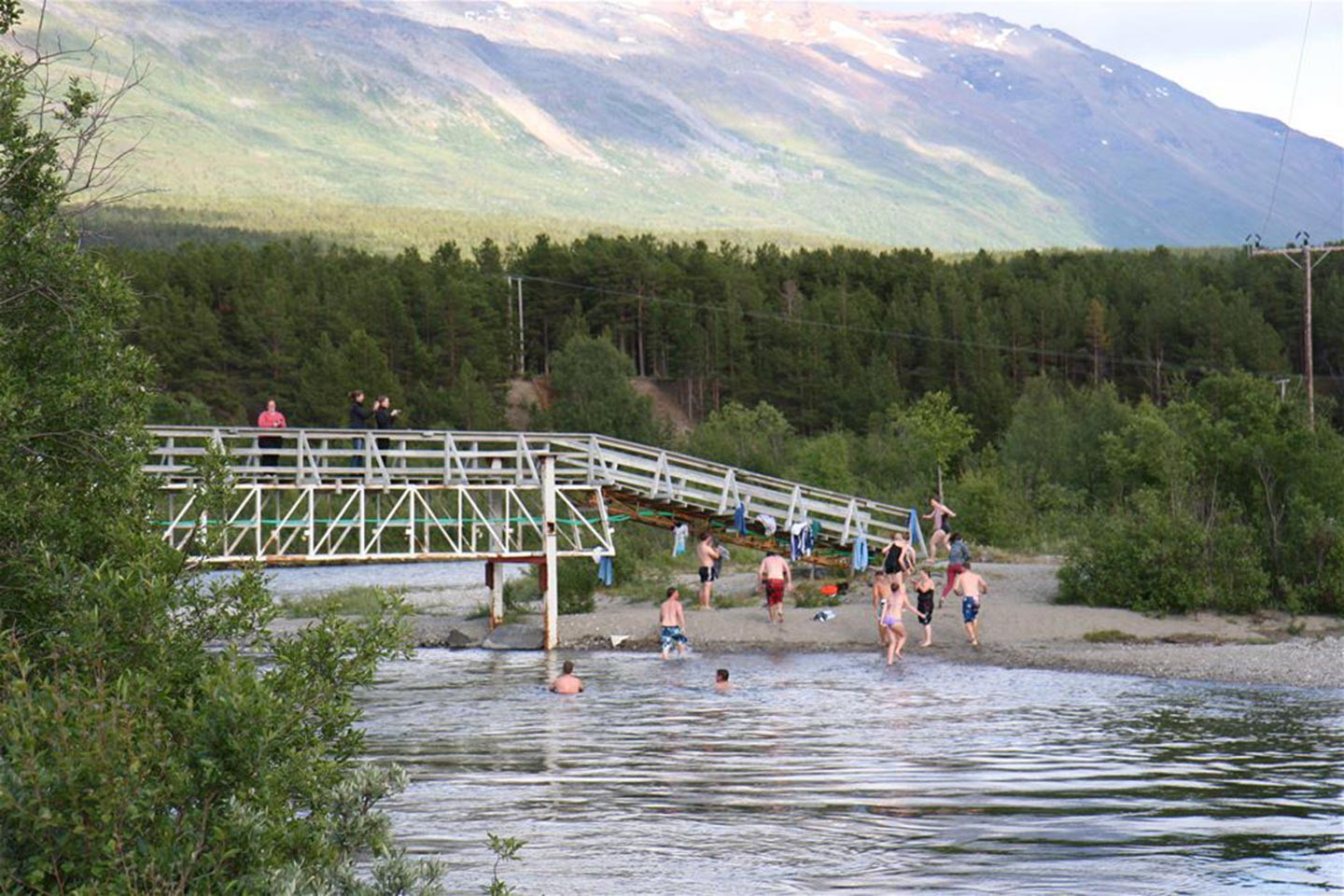 Skibotn, Strandbu camping kampeerhut