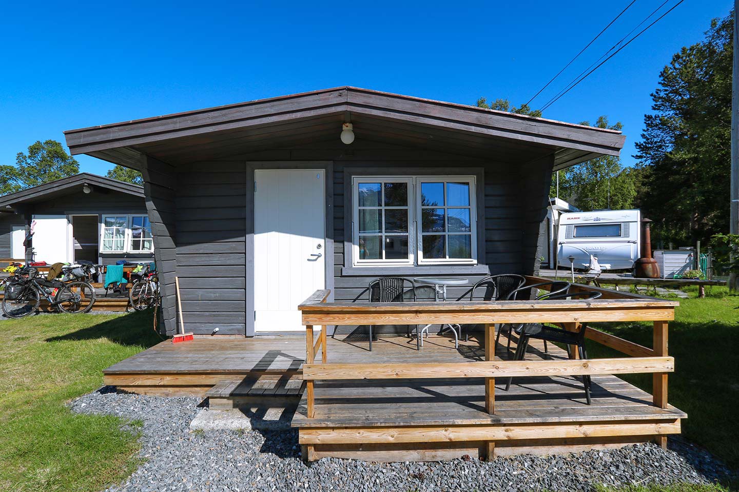 Skibotn, Strandbu camping kampeerhut