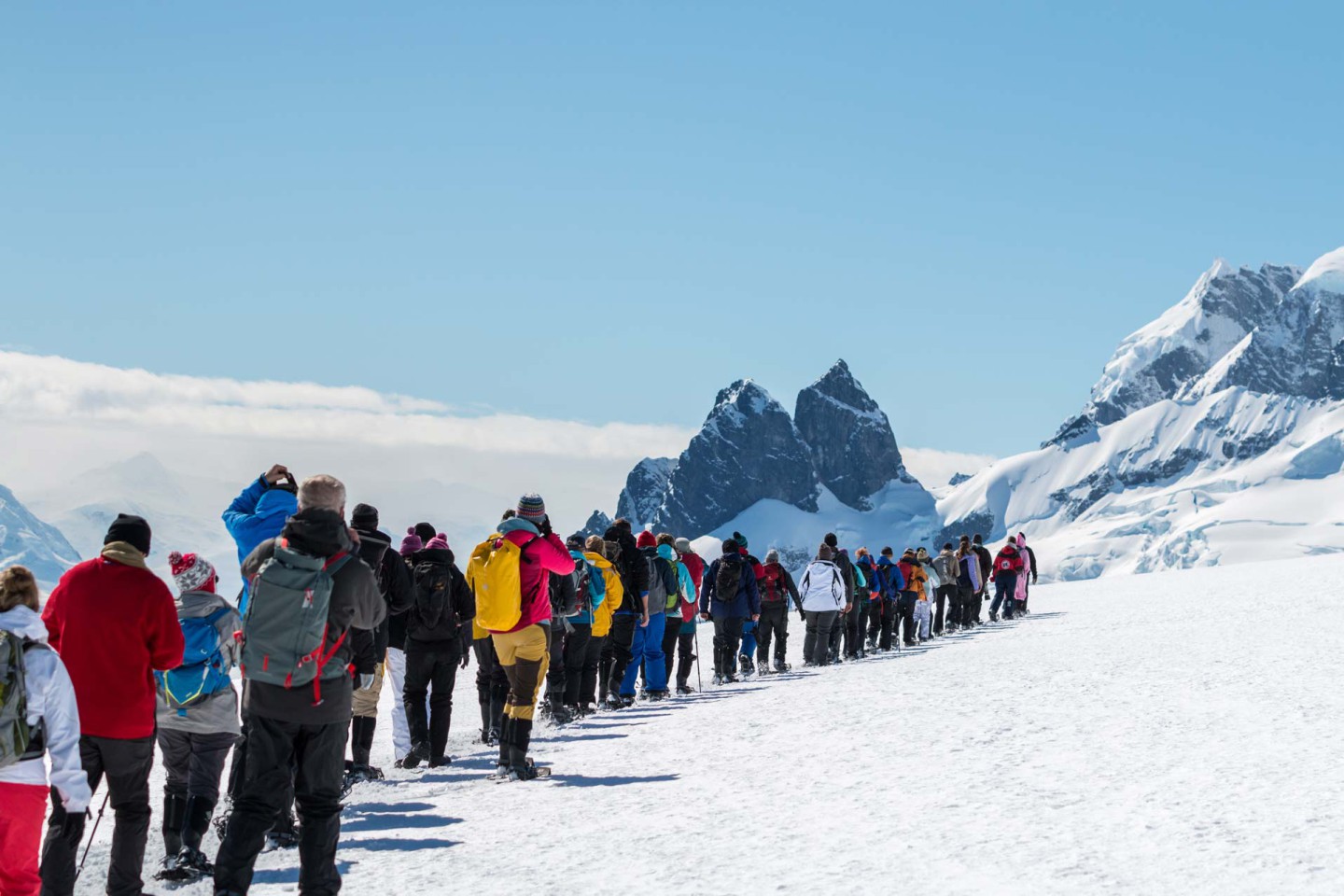 Sneeuwschoenwandelen Antarctica