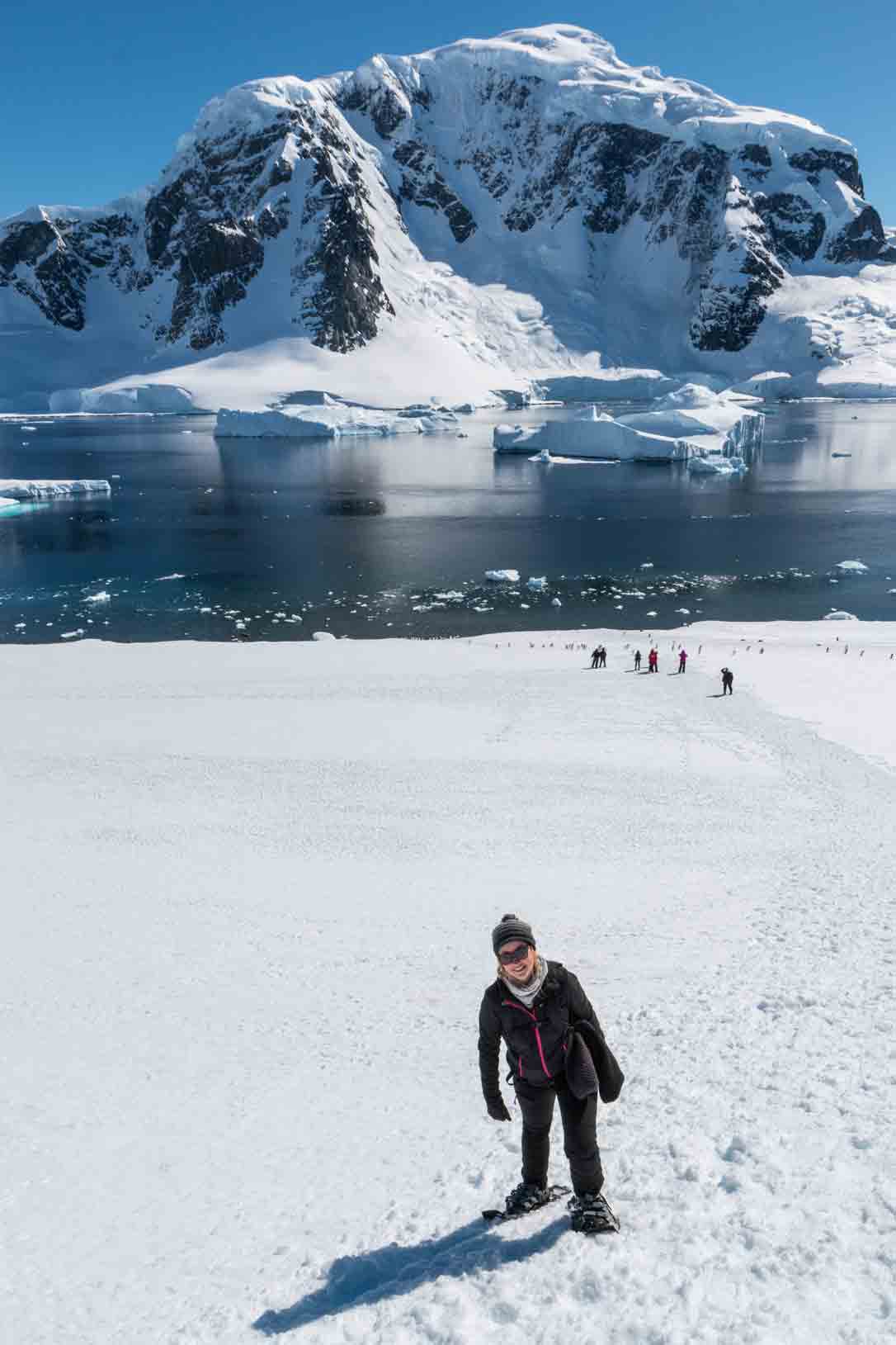 Sneeuwschoenwandelen Antarctica