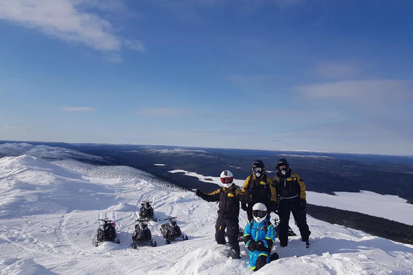 Sneeuwscootersafari Ruka