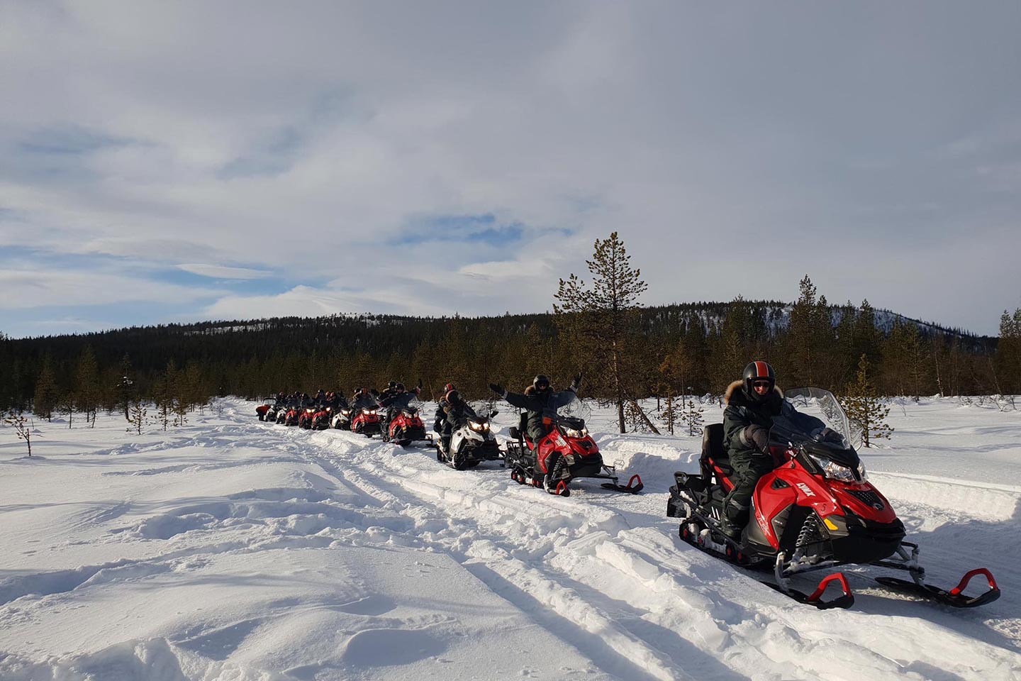 Sneeuwscootertocht Kiruna