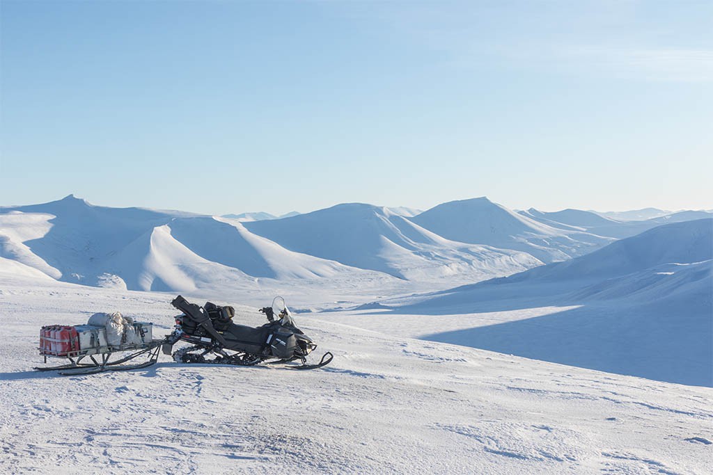 Sneeuwscootertocht Spitsbergen