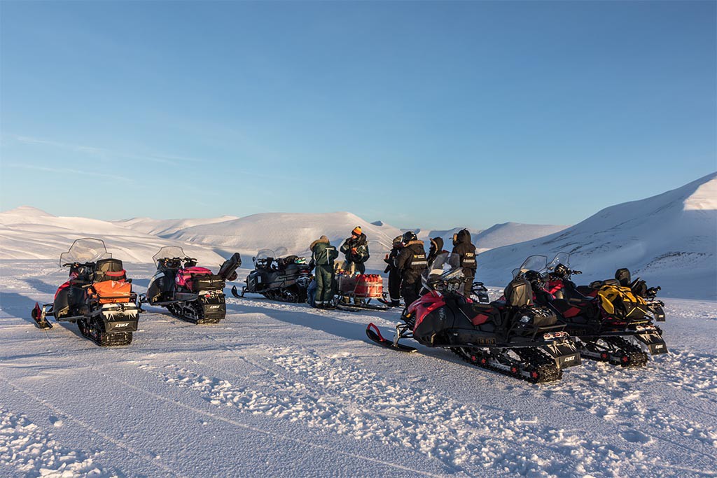 Sneeuwscootertocht Spitsbergen