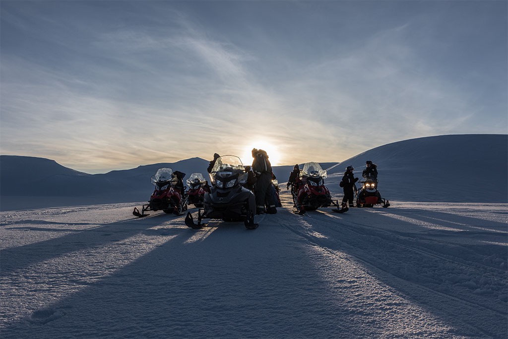 Sneeuwscootertocht Spitsbergen