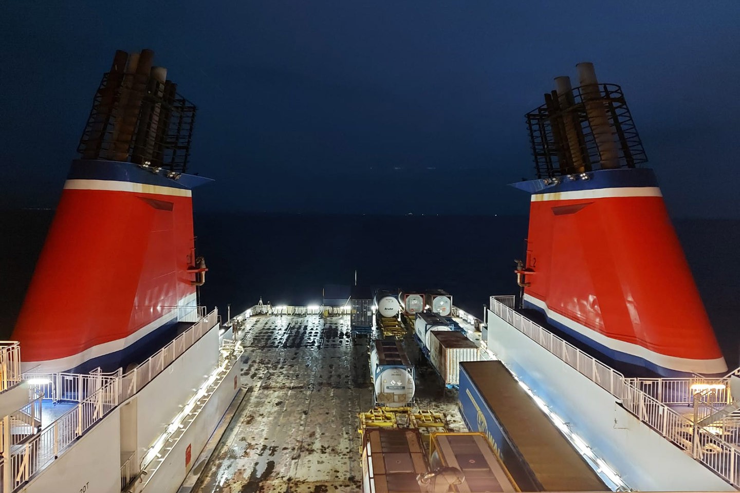 17.45 uur vertrek per Stena Line van Kiel naar Göteborg