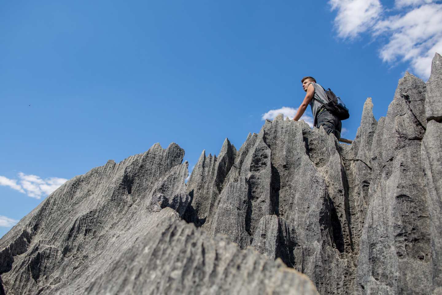 Afbeelding van Tsingy Of Bemaraha Mens Madagscar Land Of Wonders