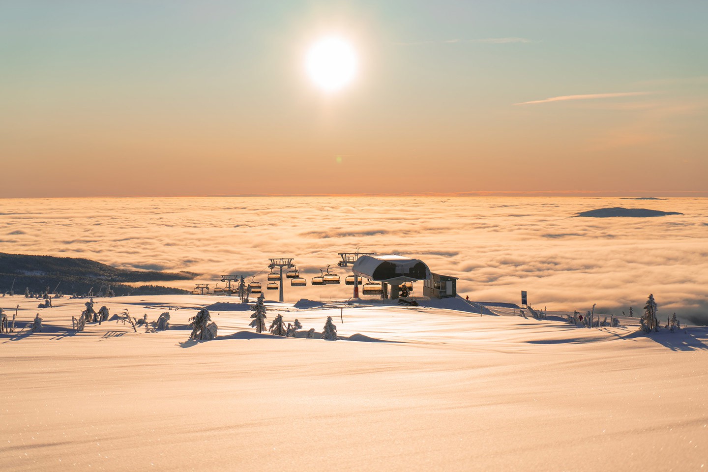 Wintersport in Norefjell