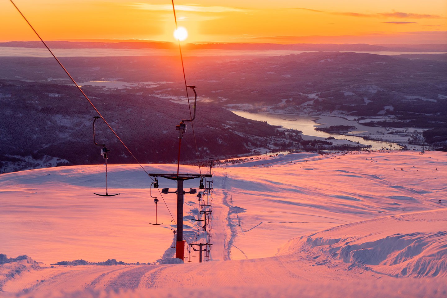 Wintersport in Norefjell