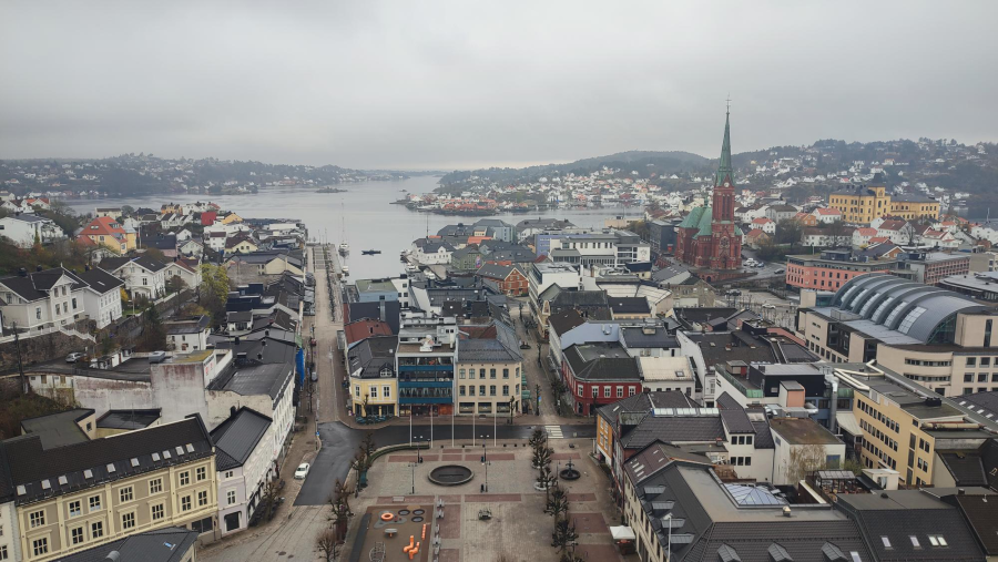 Arendal Uitzicht Zuid Noorwegen