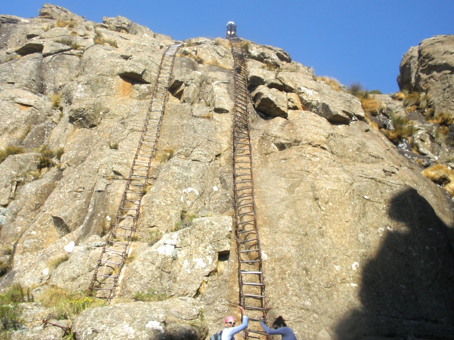 Drakensberg   Sentinel Preak Hike Chain Ladder