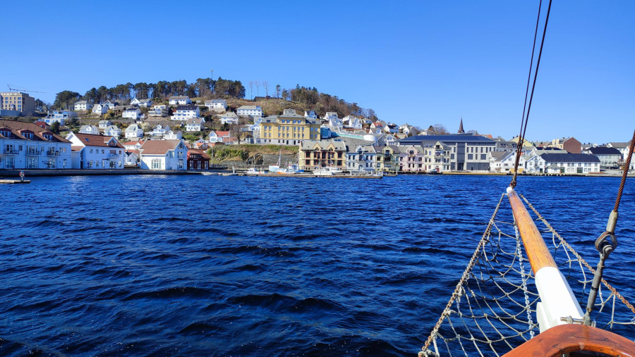 Farsund Zeilschip Zeilen Zuid Noorwegen