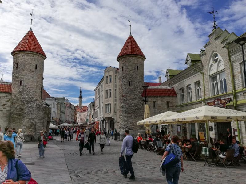 Tallinn Estland Binnenstad