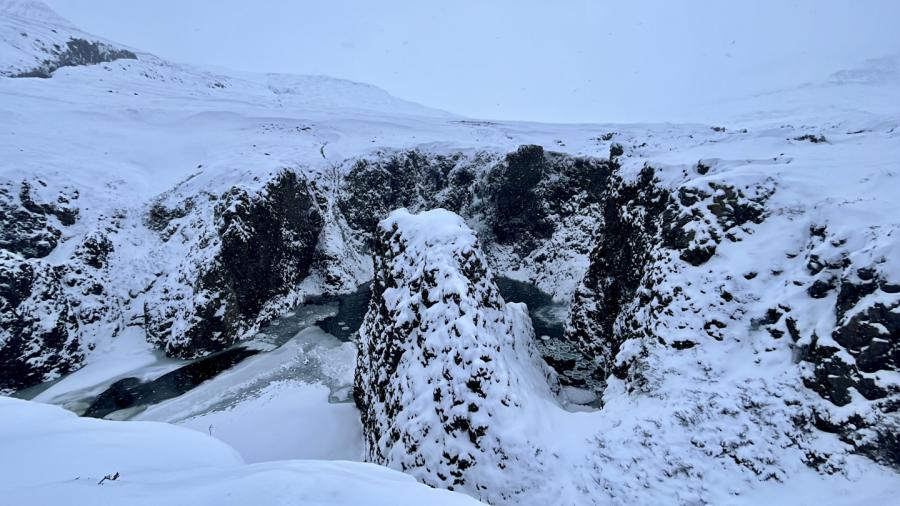 Wandeling Disko Eiland Waterval