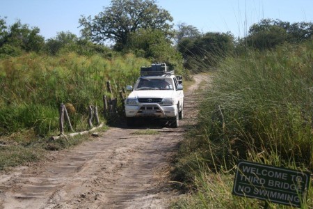 Botswana Okavango Delta Third Bridge Dry