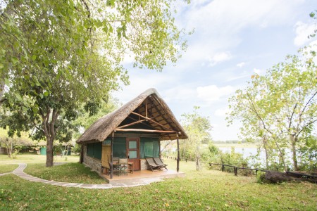 Chalet Exterior 2 Camp Swimming Pool - Juliet Lemon, Malawi Tourism