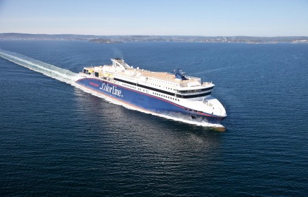 Colorline Ferry Hirtshals Kristiansand Ochtend Afvaart SuperSpeed1 CLL Kurt Engen
